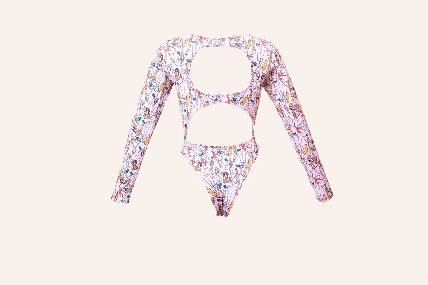 Traje entero, fruncido